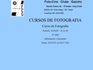 Thumbnail do site Foto-cine Clube Gacho