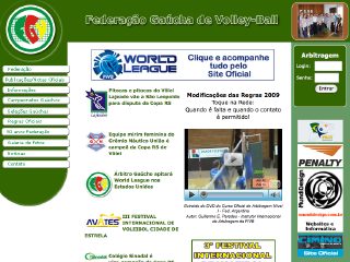 Thumbnail do site FGV - Federação Gaúcha de Volley-Ball