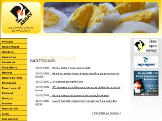 Thumbnail do site Associação Gaúcha de Avicultura