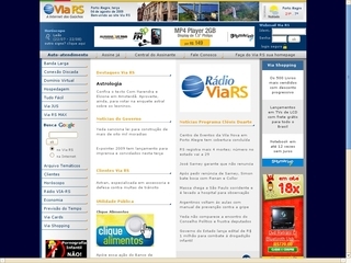 Thumbnail do site Via RS - H 10 anos a Internet dos gachos