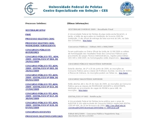 Thumbnail do site CES - Centro Especializado em Seleção