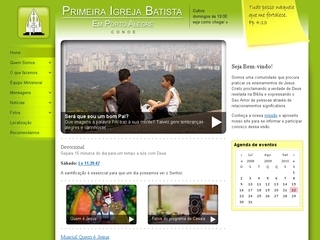 Thumbnail do site Primeira Igreja Batista em Porto Alegre