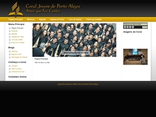 Thumbnail do site Coral Jovem de Porto Alegre