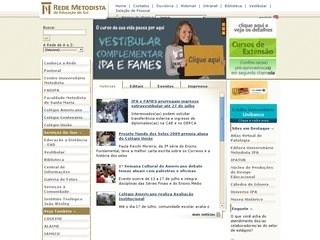 Thumbnail do site Rede Metodista de Educação do Sul