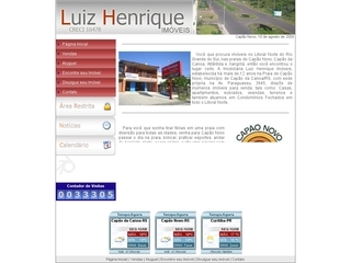 Thumbnail do site Imobiliria Luiz Henrique
