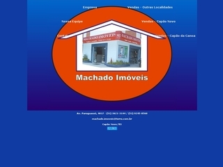 Thumbnail do site Machado Imóveis
