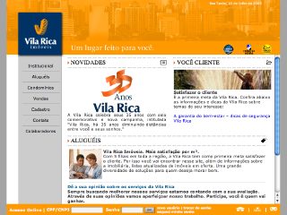 Thumbnail do site Imobiliria Vila Rica