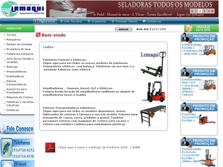 Thumbnail do site Lemaqui - Empilhadeiras, esterias tranpostadoras 
