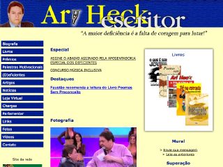 Thumbnail do site Escritor Ari Heck