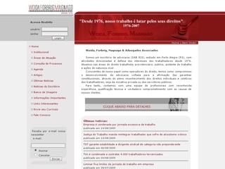 Thumbnail do site Woida, Forbrig, Magnago & Advogados Associados
