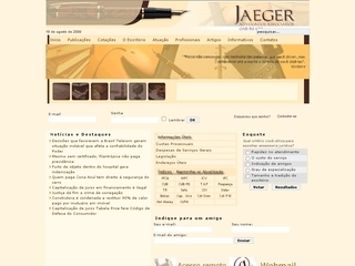 Thumbnail do site Jaeger Advogados Associados