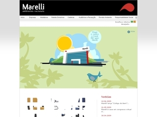Thumbnail do site Marelli Ambientes Racionais