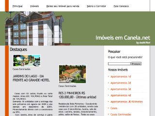 Thumbnail do site Imveis em Canela