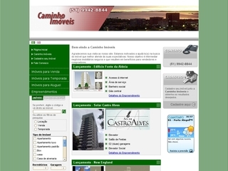 Thumbnail do site Caminho Imóveis