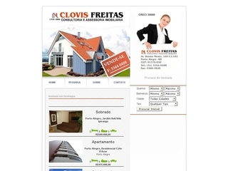 Thumbnail do site Imobiliria Clovis Freitas