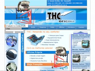 Thumbnail do site THC Transportes