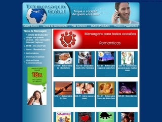 Thumbnail do site Telemensagem Global Online 