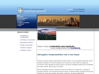 Thumbnail do site Advogados Porto & Maldonado - Direito Securitrio