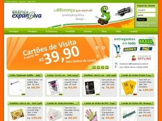 Thumbnail do site Gráfica expanSSiva.com