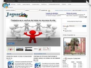 Thumbnail do site Jaguaro Online