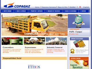 Thumbnail do site Copagaz Canoas