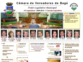 Thumbnail do site Cmara de Vereadores de Bag