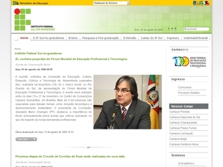 Thumbnail do site Centro Federal de Educação Tecnológica de Pelotas