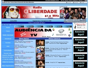 Thumbnail do site Rdio Liberdade Jaiba