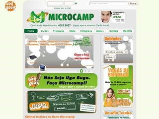 Thumbnail do site Microcamp Escola de Informtica