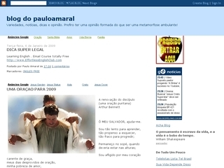 Thumbnail do site Blog do Paulo Amaral