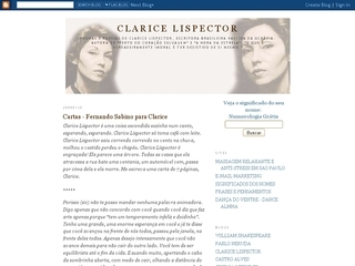 Thumbnail do site Clarice Lispector