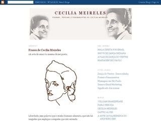 Thumbnail do site Cecilia Meireles