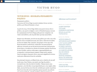 Thumbnail do site Victor Hugo 