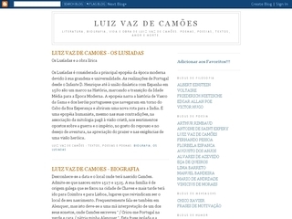 Thumbnail do site Luiz Vaz de Camões