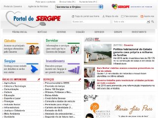 Thumbnail do site Governo do Estado de Sergipe
