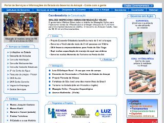 Thumbnail do site Governo do Estado do Amapá