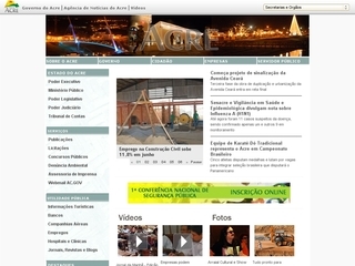 Thumbnail do site Governo do Estado do Acre