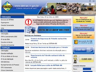 Thumbnail do site DETRAN - Roraima