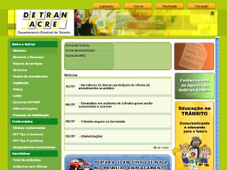 Thumbnail do site DETRAN - Acre