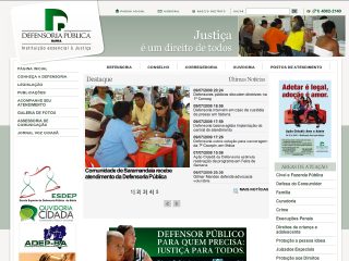 Thumbnail do site Defensoria Pblica do Estado da Bahia