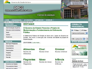 Thumbnail do site Defensoria Pblica do Estado do Acre