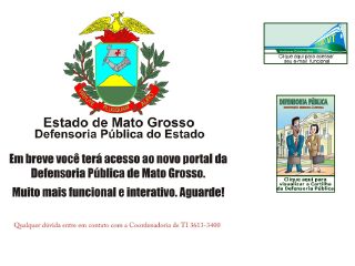 Thumbnail do site Defensoria Pblica do Estado do Mato Grosso