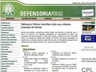 Thumbnail do site Defensoria Pblica do Estado do Tocantins