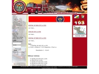 Thumbnail do site Corpo de Bombeiros Militar de Roraima