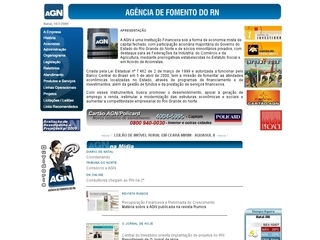 Thumbnail do site Agência de Fomento do Estado do Rio do Norte