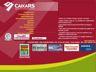 Thumbnail do site CaixaRS - Fomento Econômico e Social