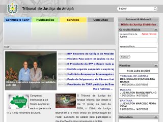 Thumbnail do site Tribunal de Justia do Estado do Amap