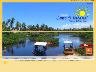 Thumbnail do site Pousada Canto de Imbassa