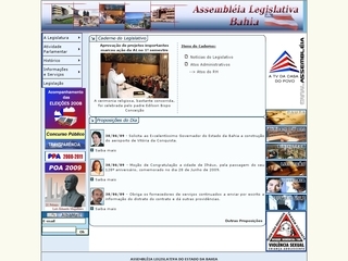 Thumbnail do site Assemblia Legislativa do Estado da Bahia