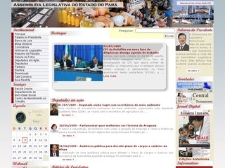 Thumbnail do site Assembléia Legislativa do Estado de Pará